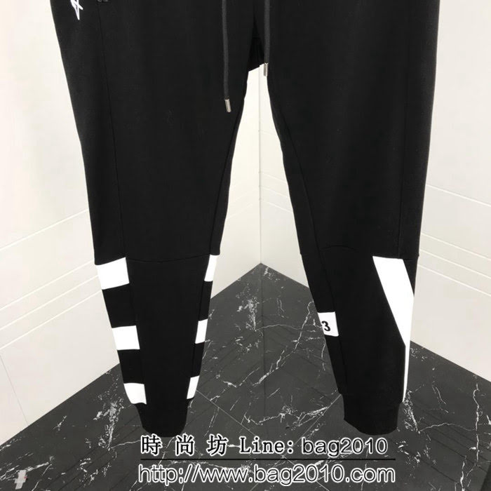 Y-3山本耀司 18秋冬新品系列 簡約三道杠 全棉針織休閒褲 ydi1259